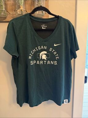 Nike Michigan State Spartans Women's Short Sleeve Tee Green